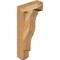 Ekena Millwork Funston Craftsman Rough Sawn Bracket, Western Red Cedar, 4"W x 14"D x 26"H BKT04X14X26FST04RWR - alternate 1